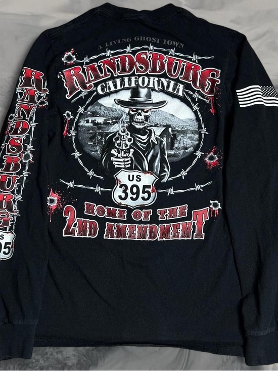 Other - ⛓️Y2K graphic biker mens longsleeve tee⛓️